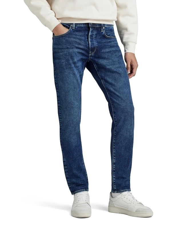 G-Star Men's 3301 Slim Fit Jeans, Blue (faded atlantic ocean 51001-C052-G119), 38W / 36L