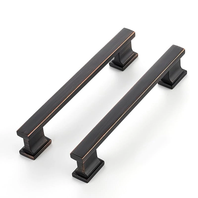 Oil Rubbed Bronze Cabinet Pulls, 5 Inch (128mm), 20 Pack, Heavy Duty
