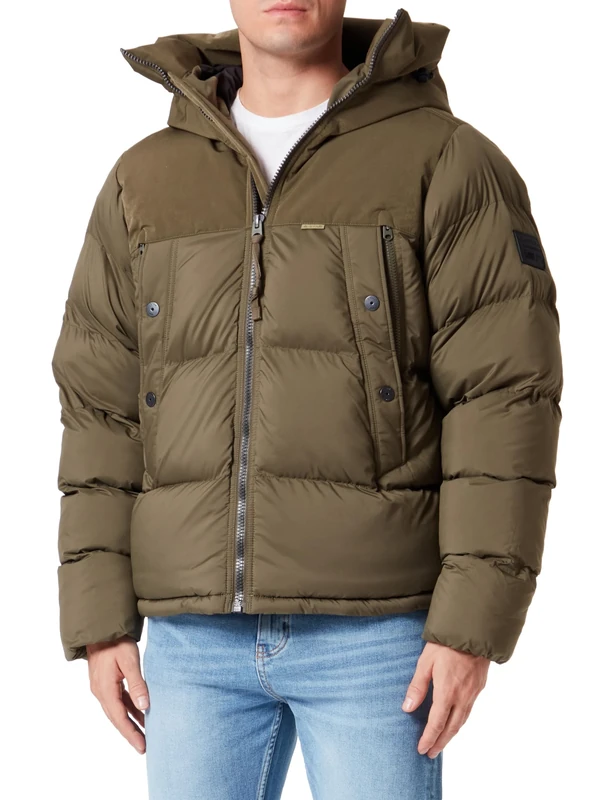 G-Star Men's Expedition Puffer, Green (shadow olive D23645-D199-B230), M