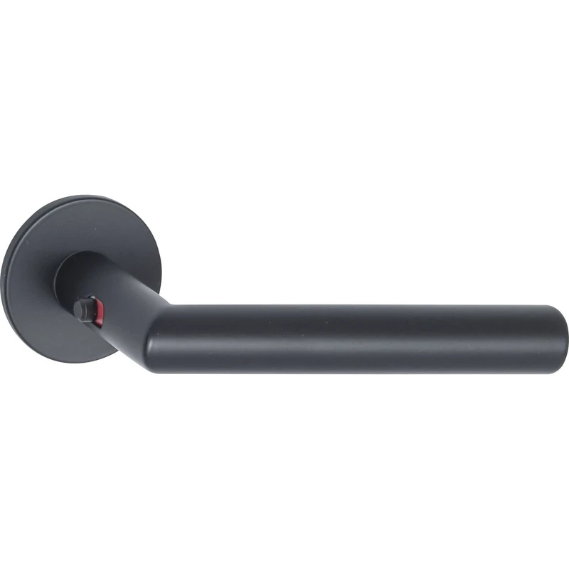 MARCHESI Pair of Handle Mitre Lockable Door Thickness 38-45 mm Stainless Steel Black Matt
