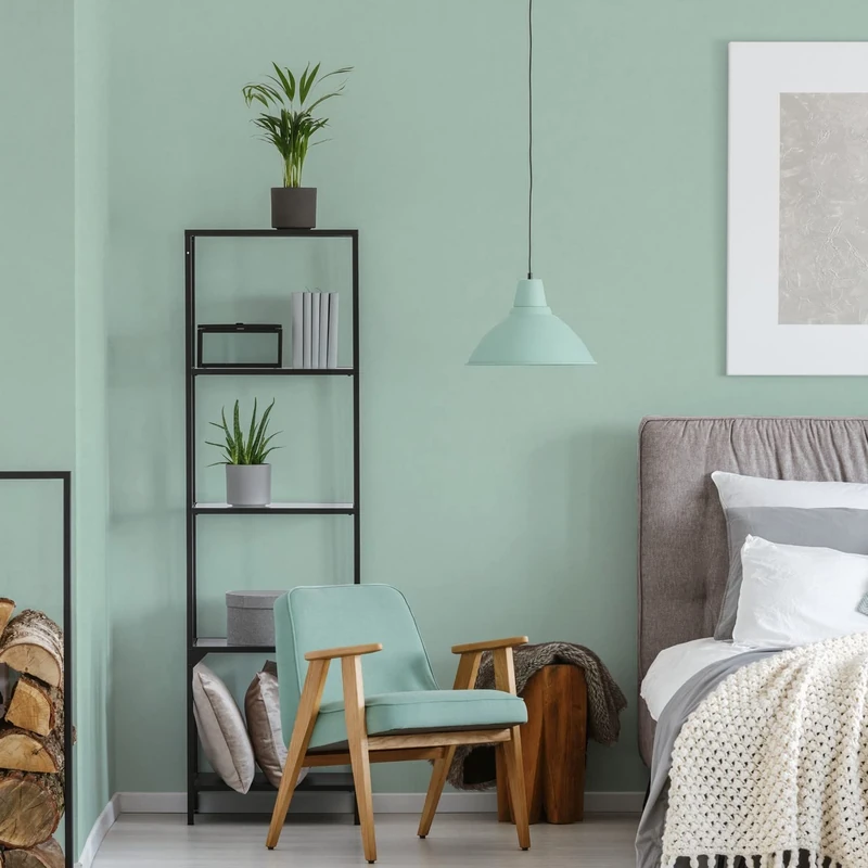 Architects Paper Arcade 393306 Non-Woven Wallpaper Plain 10.05 m x 0.53 m Made in Germany Turquoise