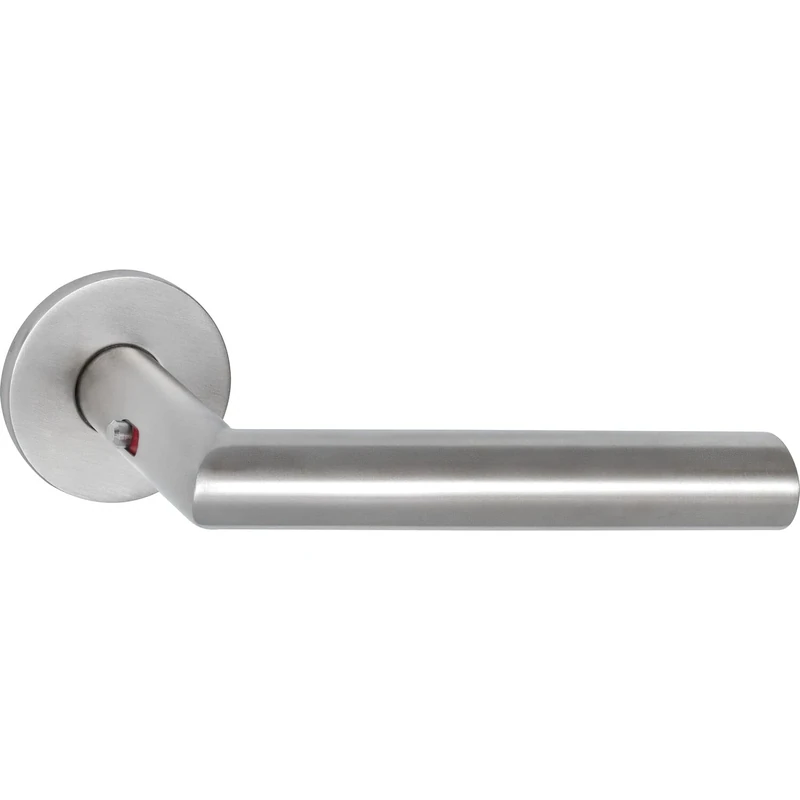 MARCHESI Pair of Handle Mitre Lockable Door Thickness 38-45 mm Matte Stainless Steel