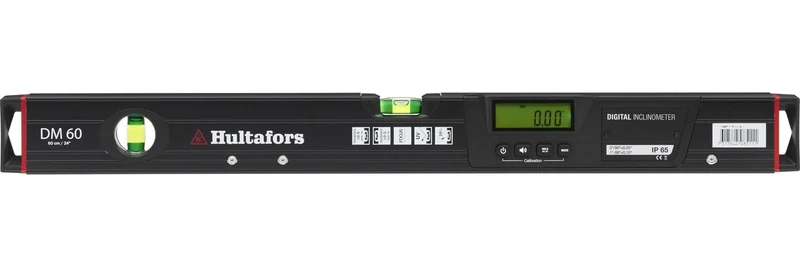 Hultafors DM 60 Magnetic Digital Spirit Level 60cm, Ideal for Measuring inclination in Different Applications