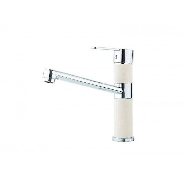 Kitchen Sink tap Made of Granite with a Fixed spout from Alveus Zenit - Sand - 1123572