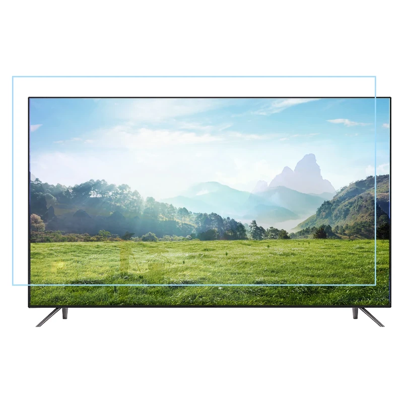 JQZWXX Anti Blue Light 43-55 Inch TV Screen Protector Film, Dust-proof and Scratch-proof Waterproof Oil Relieve Eye Strain, for Samsung, Hisense, Lcd, Led Etc / 46in1017x570mm