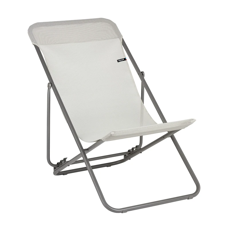 Lafuma Mobilier Transsatube 2 Folding Multi-Position Chair Width 52 cm