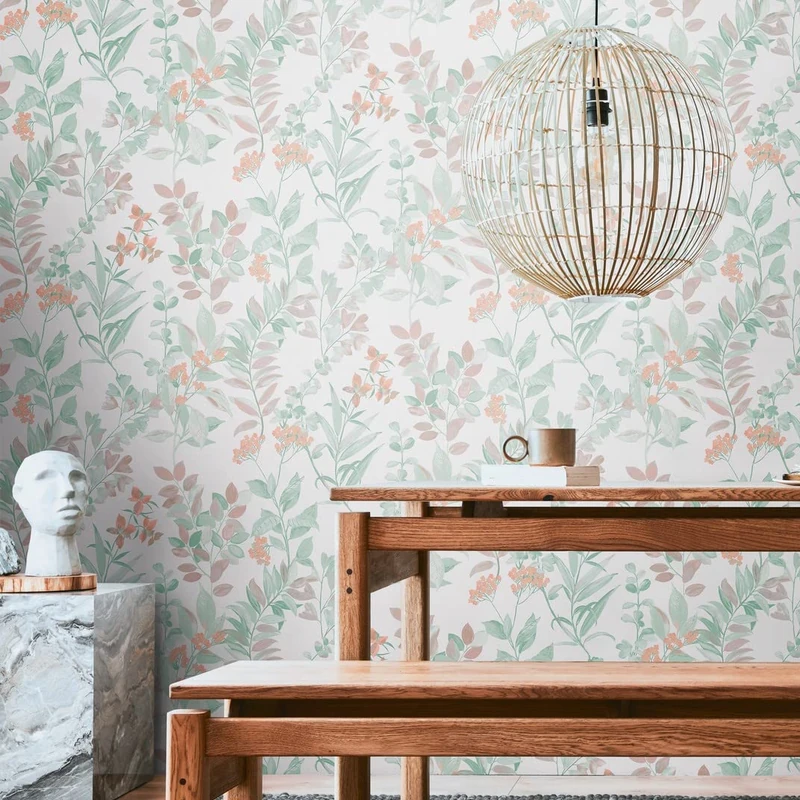 Architects Paper Arcade 391715 Non-Woven Wallpaper with Flowers Design 10.05 m x 0.53 m Made in Germany