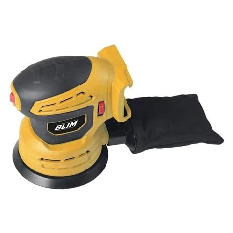 Blim Battery Rotary Sander 20V 2Ah 125mm - Speed 7000-12000rpm - Dust Tank - LED Light - Image 1