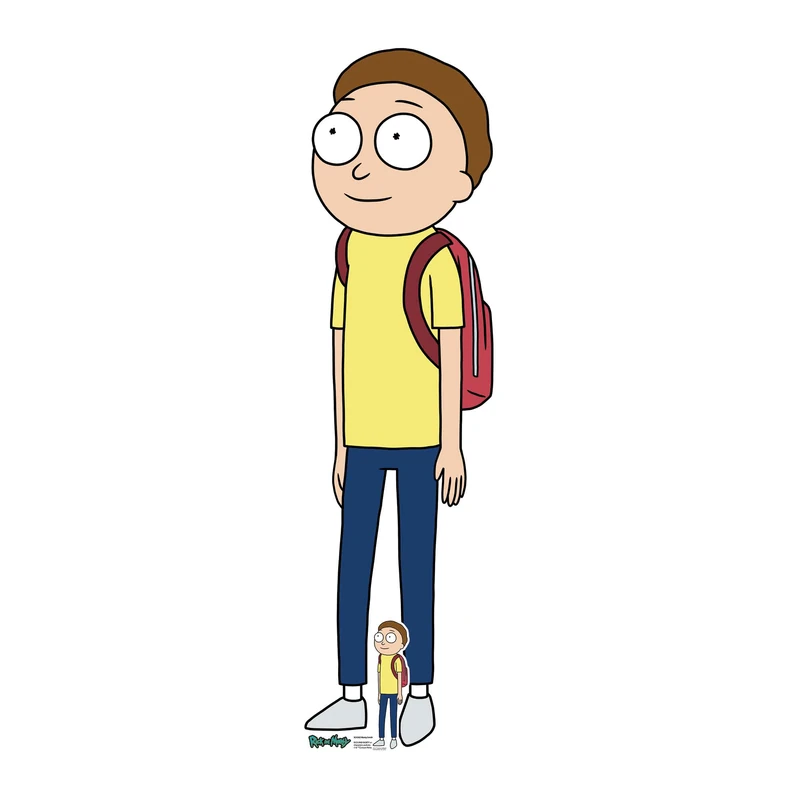 Star Cutouts SC4262 Morty Smith Rick and Morty Lifesize Cardboard Cutout