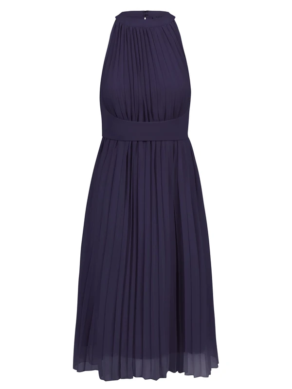 ApartFashion Women's Chiffon Dress, Navy, 6