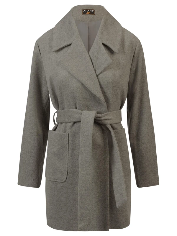 ApartFashion Women's Coat, Grey (Melange), UK 10 - Image 1