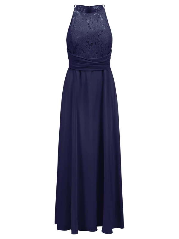 APART Fashion Women's Evening Dress, Navy, 20