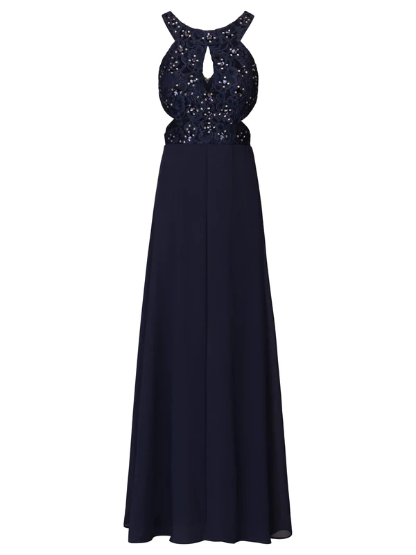 APART Fashion Women's Evening Dress, Navy, 14
