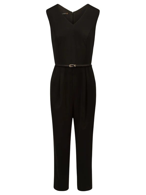 APART Fashion Women's Jumpsuit, Black, 36 Slim
