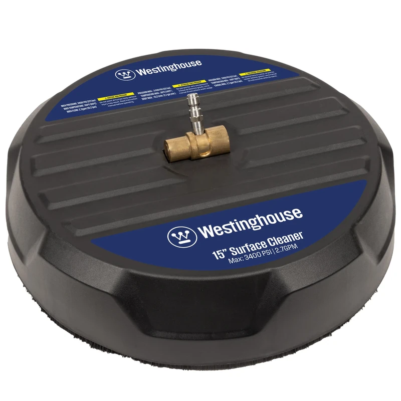 Westinghouse Outdoor Power Equipment PWSC Universal 15” Pressure Washer Surface Cleaner Attachment-4000 PSI, 1/4” Connector, Black - Image 1