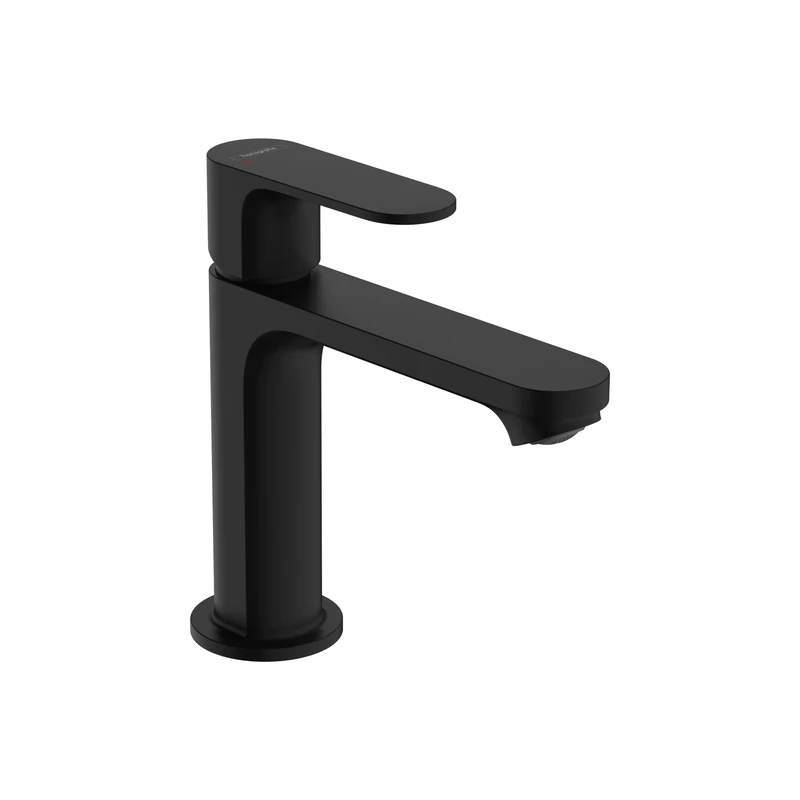 Hansgrohe Rebris S Contemporary 1-Handle 1-Hole 7-inch Tall Bathroom Sink Faucet in Matte Black, 72517671