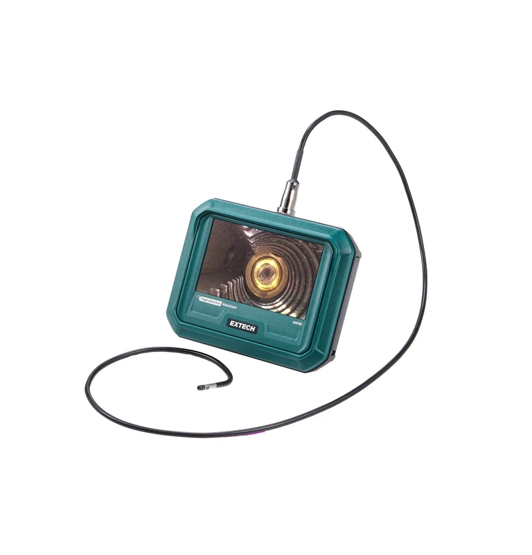 Extech HDV720, Dual HD Videoscope Kit with Semi-Rigid Dual HD 4.9 mm x 1 m Camera Probe
