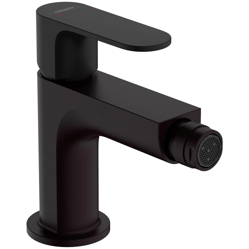 Hansgrohe Rebris S Contemporary 6-inch Tall Bidet Faucet in Matte Black, 72210671 - Image 1