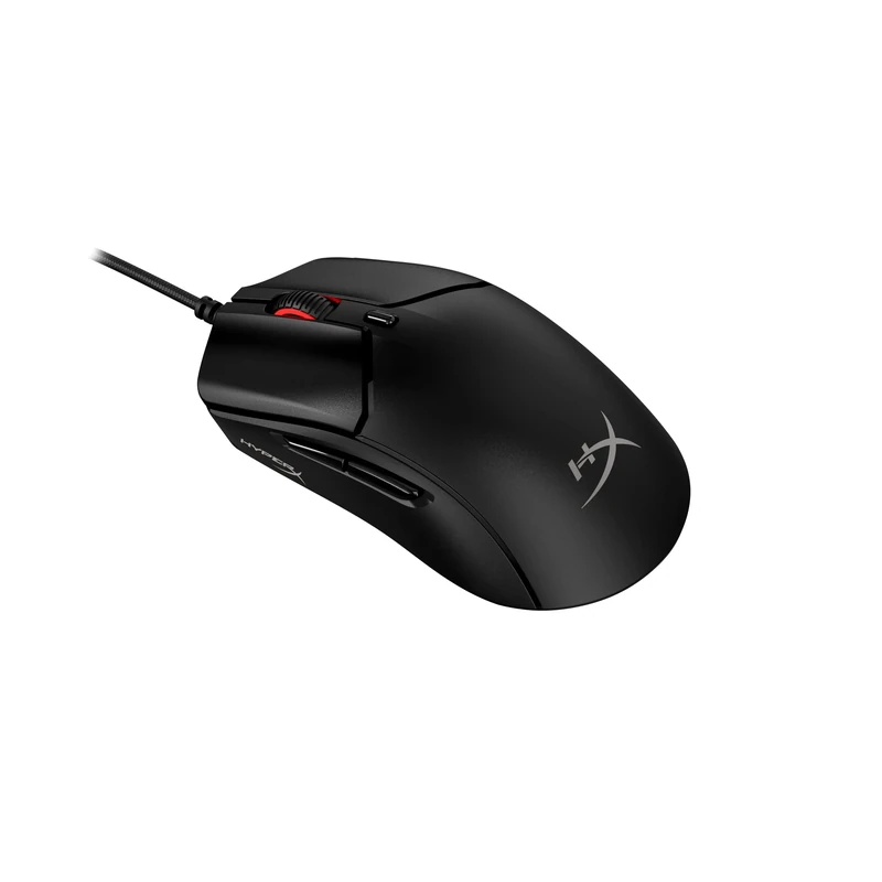 HyperX Pulsefire Haste 2 Gaming Mouse | Black Switches | 8000Hz2 polling rate | Grip tape | Super-flexible paracord cable | Smooth, low-friction skates NGENUITY Software