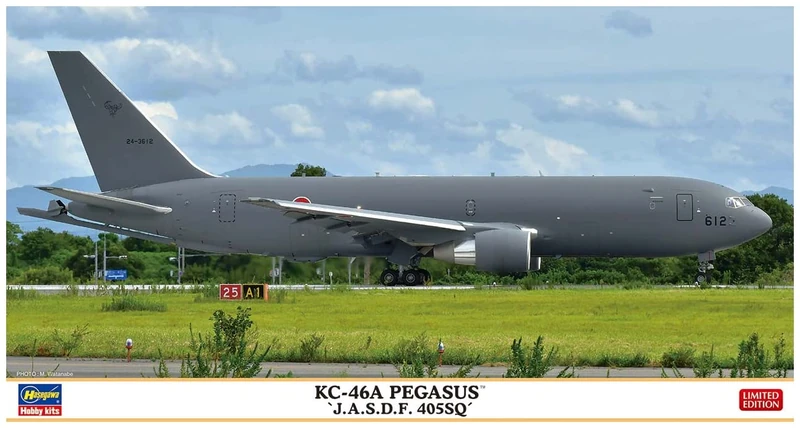Hasegawa 10855 1/200 KC-46A Pegasus, JASF 405 Sq. Model Kit, Multi-Colour, Medium