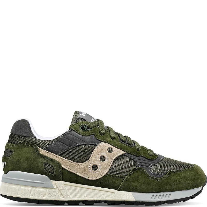Saucony Men's Shadow 5000 U Sneaker, Green/Gray, 3 UK