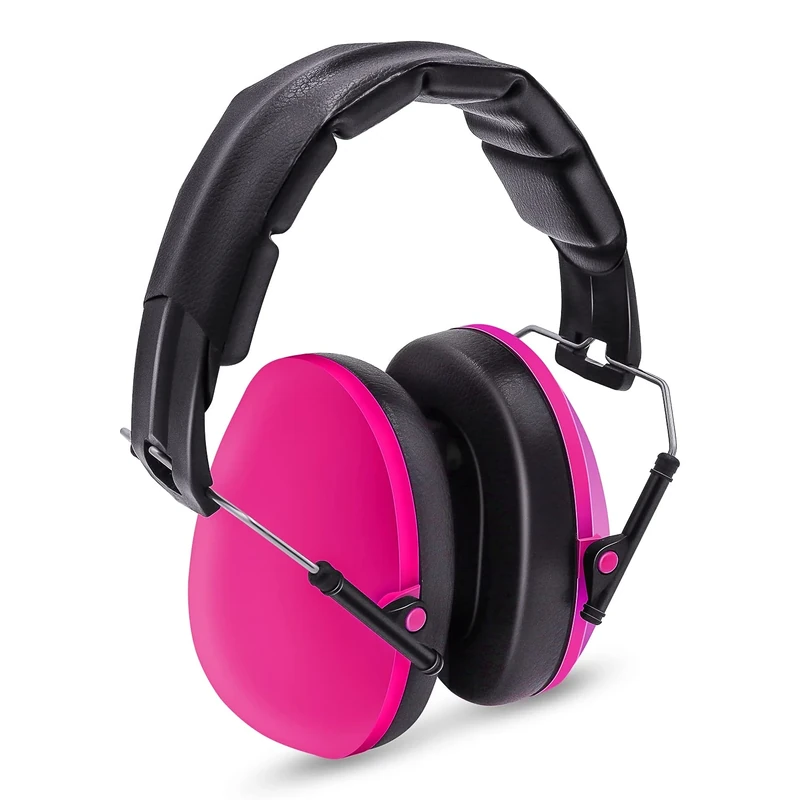 Lookka Ear Defenders Kids, Foldable Adjustable Hearing Protection Noise Cancelling Ear Muffs for Children Baby (6 Months to 14 Years Old)