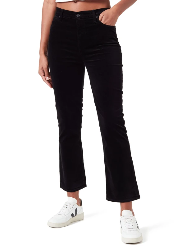 7 For All Mankind Women's JSHSV650 Shorts, Black,