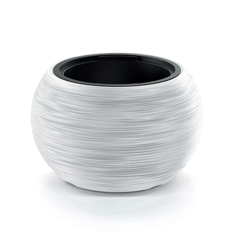 FURU Collection White Planter with Tank 43.5 x 43.5 x 27.5 cm, 11 Litre Capacity