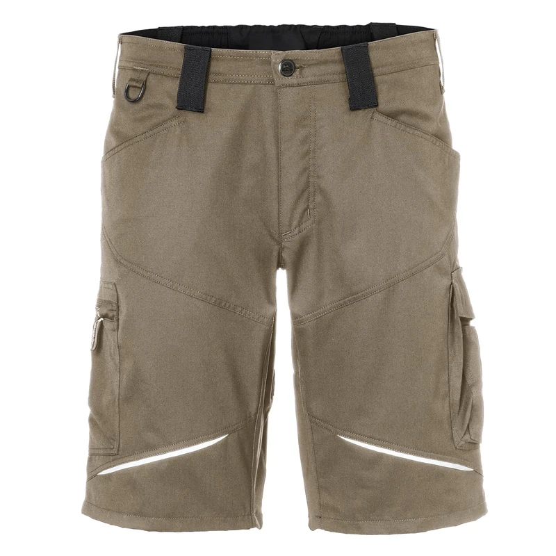 KÜBLER Workwear Men's Bermuda Shorts, Sand Braun/Black, 40