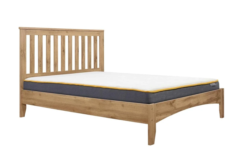 Birlea Oak Small Double Bed Frame 4FT Bedstead Hampstead Traditional Design