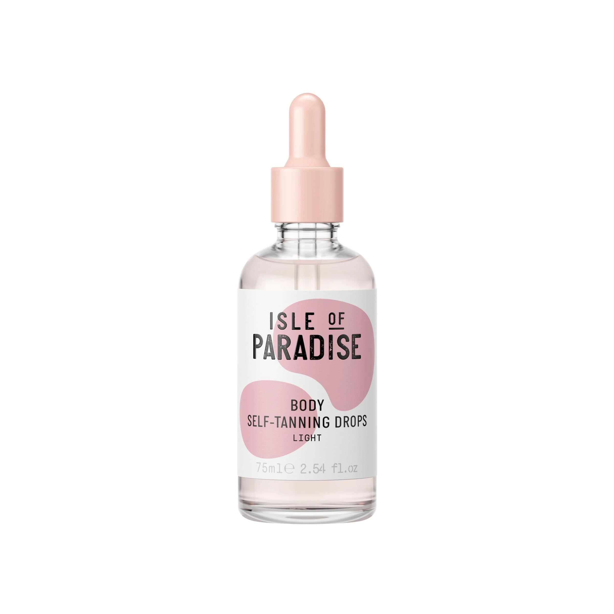 Isle of Paradise Self-Tanning Body Drops, Peach: For Fair to Light Skin Tones, 75ml