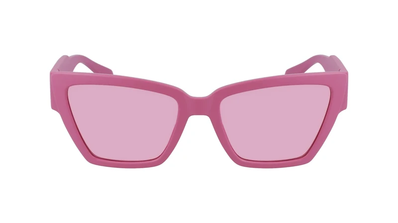 Calvin Klein Jeans CKJ23624S 675 Pink Sunglasses Woman Iniettato, Cat Eye, 54