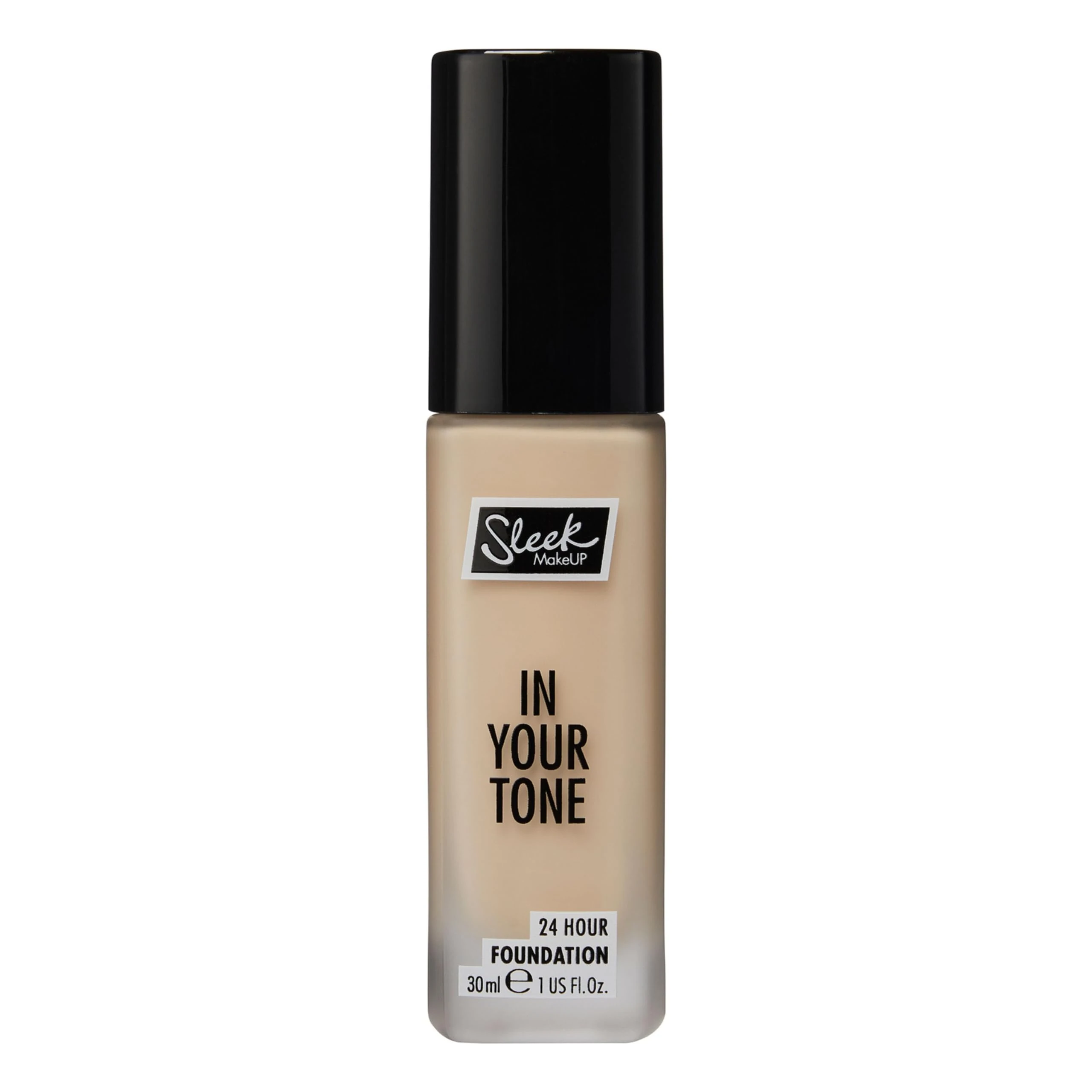 Sleek MakeUP In Your Tone 24 Hour Foundation, Medium Buildable Coverage in 30 Shades, Semi-Matte Flawless Finish, 2W 30ml