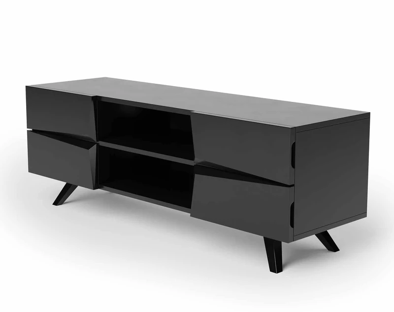 Alphason Olympus 1400 TV Stand for TVs up to 65 inch - Black