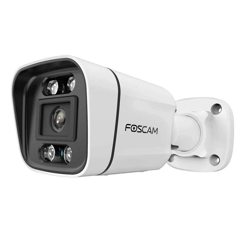 Foscam V5EP 5MP POE Surveillance Camera with Built-in Headlight and Alarm Siren, Detection of Persons and Vehicles, Night Vision, Two-Way Audio, P2P Function, IP66 Waterproof - Image 1