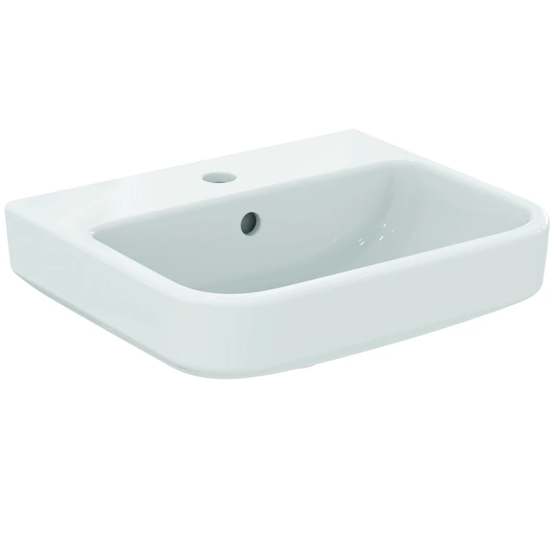 Ideal Standard - i.Life B, Rectangular washbasin 45 cm, with Hole for taps, with Hole Overflow, White
