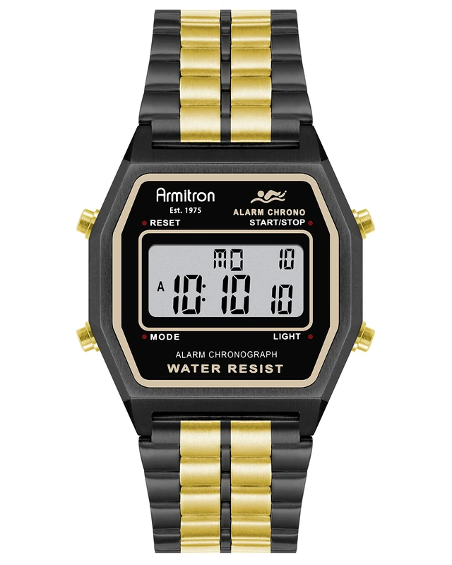 Armitron Sport Retro Digital Chronograph Bracelet Watch, 40/8474
