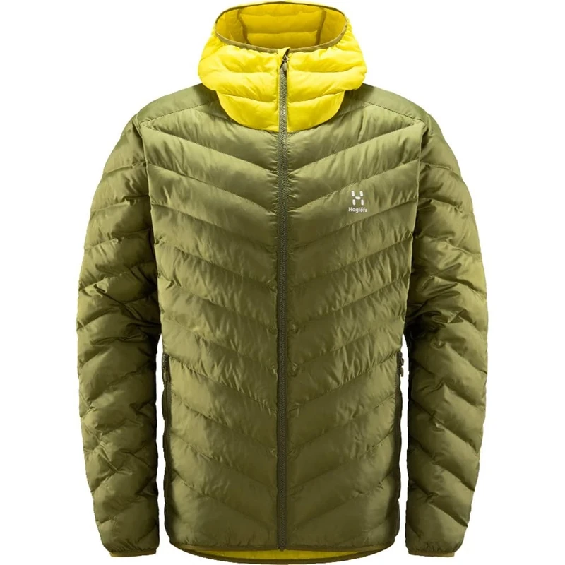 HAGLOFS 605131_4W6 SÄRNA MIMIC HOOD Jacket Men's DESERT YELLOW Size M