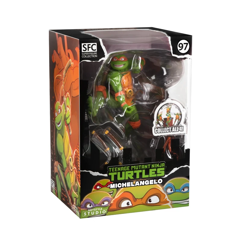 ABYstyle Studio Teenage Mutant Ninja Turtles Michelangelo 1:10 Scale Collectable PVC Figure