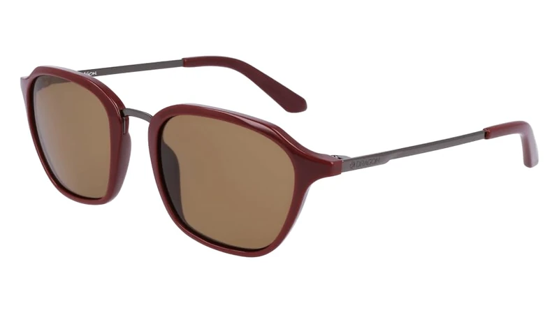 Dragon Unisex Sun Sunglasses, Shiny Oxblood/Ll Brown, 54/21/145, Shiny Oxblood/Ll Brown, 54/21/145