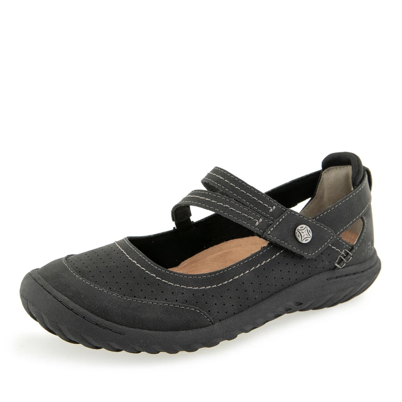 JBU by Jambu Women's Fawn Mary Jane Flat, Black, 6 UK