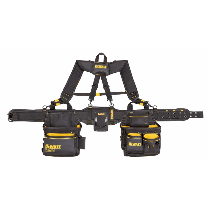 DEWALT Professional Tool Belt Organizer with Suspenders and 25 Pockets, Heavy Duty Construction (DWST540602)