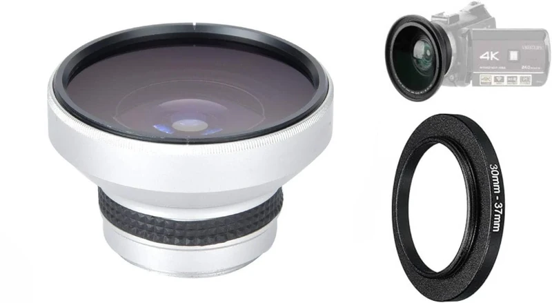 HD 0.45X Wide Angle/W Macro Lens for Sony HCR-CX100,CX110 30 & 37mm CAMCORDERS