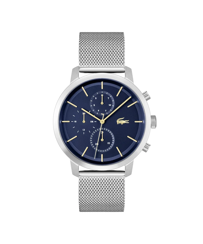 Lacoste Analogue Multifunction Quartz Watch for men Collection Replay with Stainless Steel or Leather bracelet