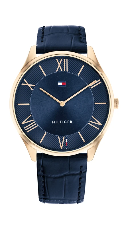 Tommy Hilfiger Becker Men's Watch, Analog, Blue, 43.00, Becker - Image 1