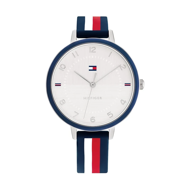 Tommy Hilfiger Analogue Quartz Watch for Women with Multicolor Silicone Bracelet - 1782584
