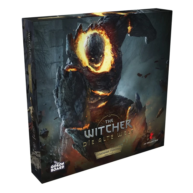 Go on Board, The Witcher: The Old World - Legendary Monsters, Expansion, Expert Game, Board Game, 1-5 Players, From 14+ Years, 90-150 Minutes, German