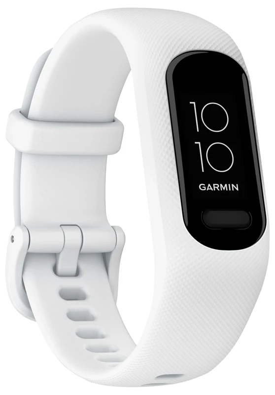 Garmin vivosmart 5 Smart Health and Fitness Activity Tracker with Touchscreen, White, Small/Medium (Renewed)