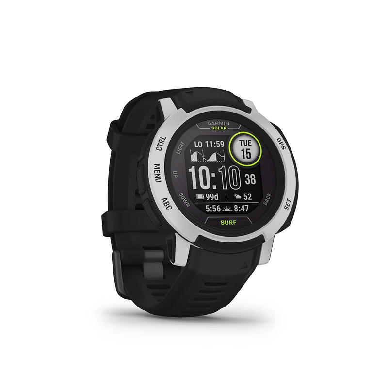 Garmin [ Renewed Instinct 2 SOLAR SURF (45mm), Rugged Surf Smartwatch with Tide Data, Dedicated Surfing Activity Features and Solar Charging, Bells Beach (Renewed) - Image 1