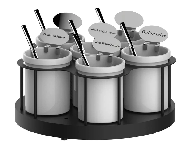 Casselin CSASR Rotating Sauce Rack, Stainless Steel